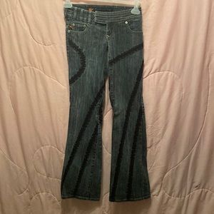 PARASUCO crochet stitch design jeans
